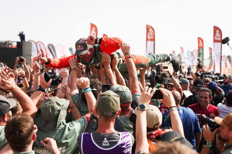 Motorsport. Dakar Rally. Finish. 17.01.2026