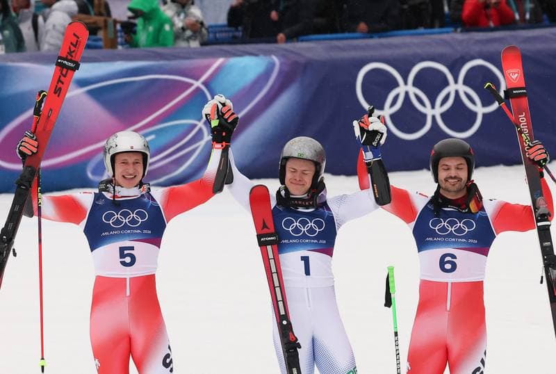 Alpine Skiing. Milano Cortina 2026. Men's Giant Slalom. 12.02.2026