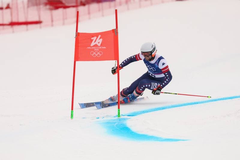 Alpine Skiing. Milano Cortina 2026. Men's Giant Slalom. 12.02.2026