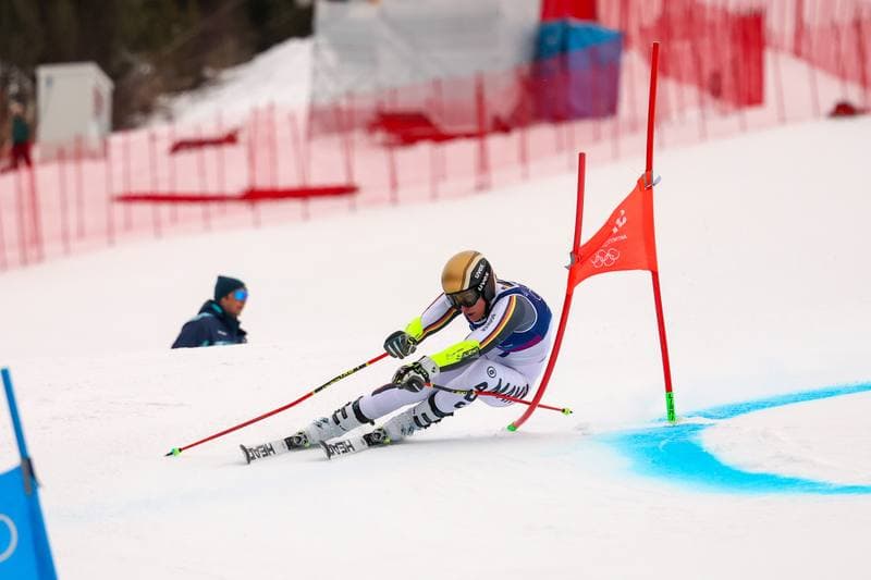 Alpine Skiing. Milano Cortina 2026. Men's Giant Slalom. 12.02.2026