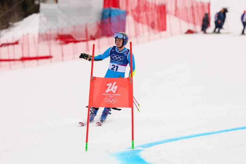 Alpine Skiing. Milano Cortina 2026. Men's Giant Slalom. 12.02.2026