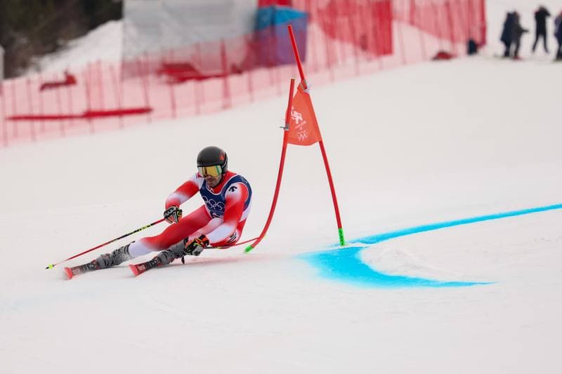 Alpine Skiing. Milano Cortina 2026. Men's Giant Slalom. 12.02.2026