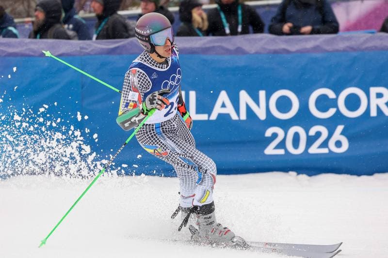 Alpine Skiing. Milano Cortina 2026. Men's Giant Slalom. 12.02.2026