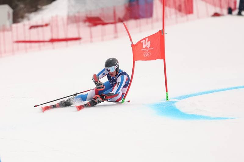 Alpine Skiing. Milano Cortina 2026. Men's Giant Slalom. 12.02.2026