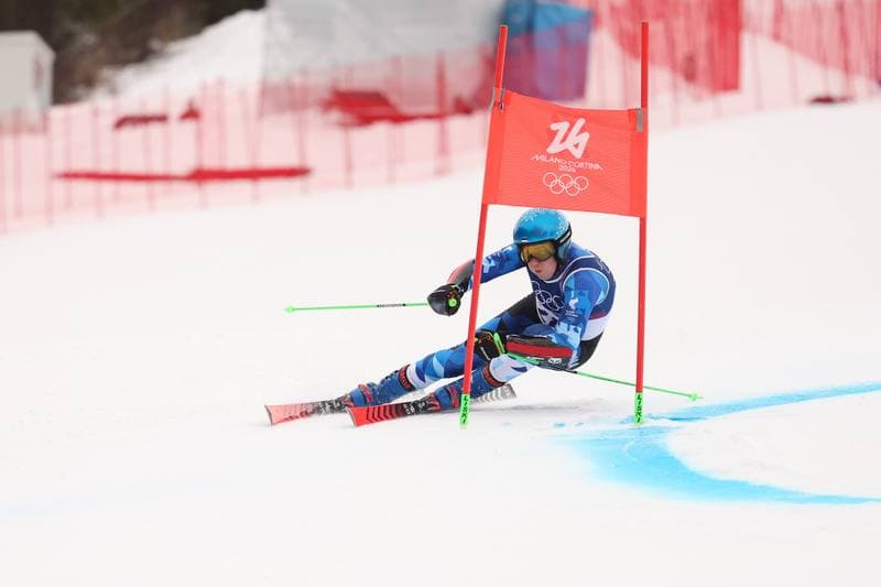 Alpine Skiing. Milano Cortina 2026. Men's Giant Slalom. 12.02.2026