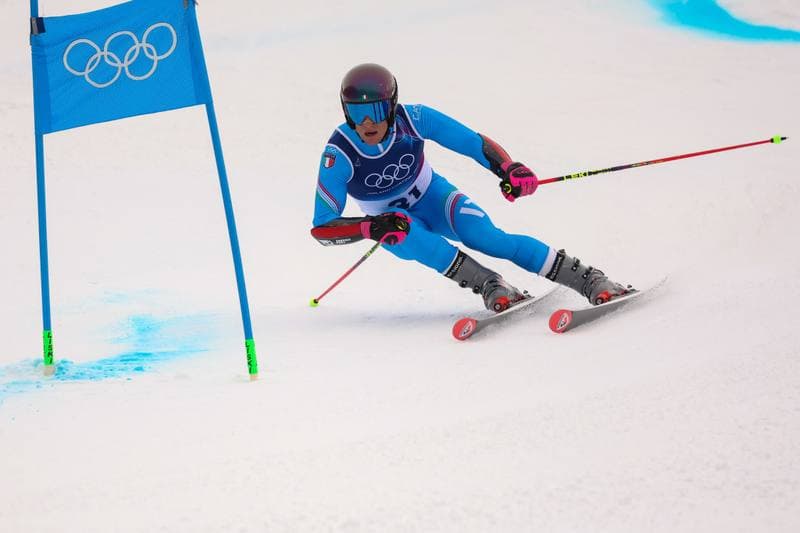 Alpine Skiing. Milano Cortina 2026. Men's Giant Slalom. 12.02.2026