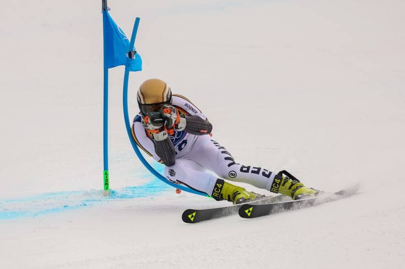 Alpine Skiing. Milano Cortina 2026. Men's Giant Slalom. 12.02.2026