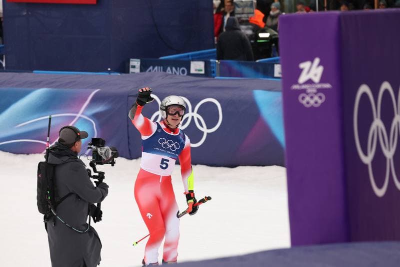 Alpine Skiing. Milano Cortina 2026. Men's Giant Slalom. 12.02.2026