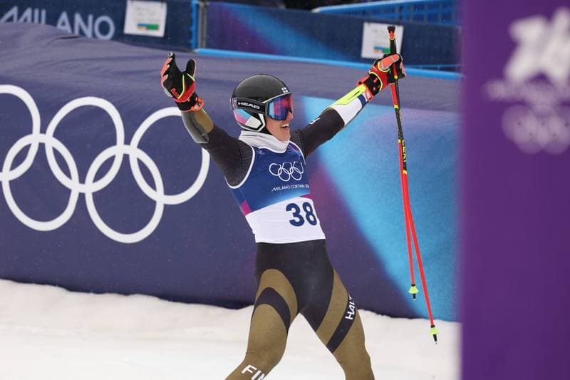 Alpine Skiing. Milano Cortina 2026. Men's Giant Slalom. 12.02.2026