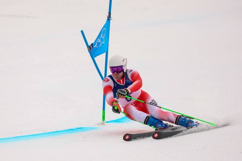 Alpine Skiing. Milano Cortina 2026. Men's Giant Slalom. 12.02.2026