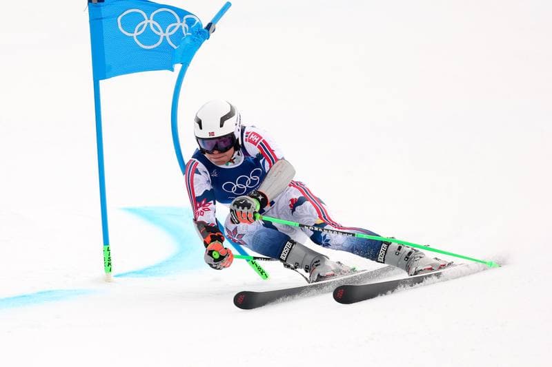 Alpine Skiing. Milano Cortina 2026. Men's Giant Slalom. 12.02.2026