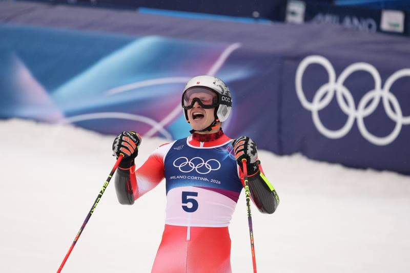 Alpine Skiing. Milano Cortina 2026. Men's Giant Slalom. 12.02.2026