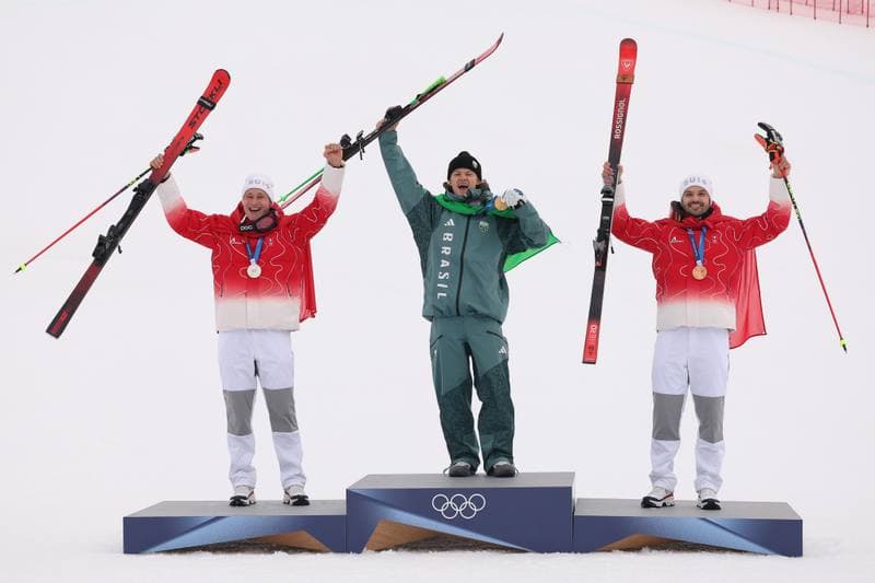 Alpine Skiing. Milano Cortina 2026. Men's Giant Slalom. 12.02.2026