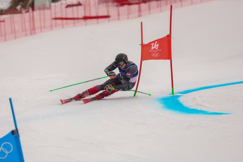 Alpine Skiing. Milano Cortina 2026. Men's Giant Slalom. 12.02.2026