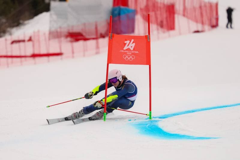 Alpine Skiing. Milano Cortina 2026. Men's Giant Slalom. 12.02.2026