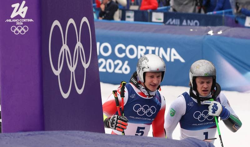 Alpine Skiing. Milano Cortina 2026. Men's Giant Slalom. 12.02.2026