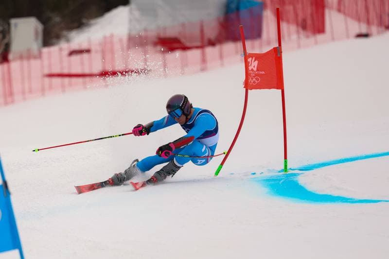 Alpine Skiing. Milano Cortina 2026. Men's Giant Slalom. 12.02.2026