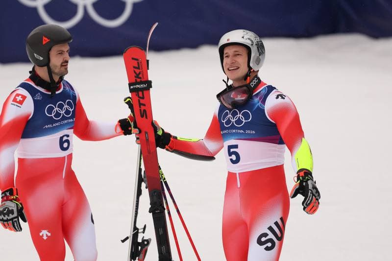 Alpine Skiing. Milano Cortina 2026. Men's Giant Slalom. 12.02.2026