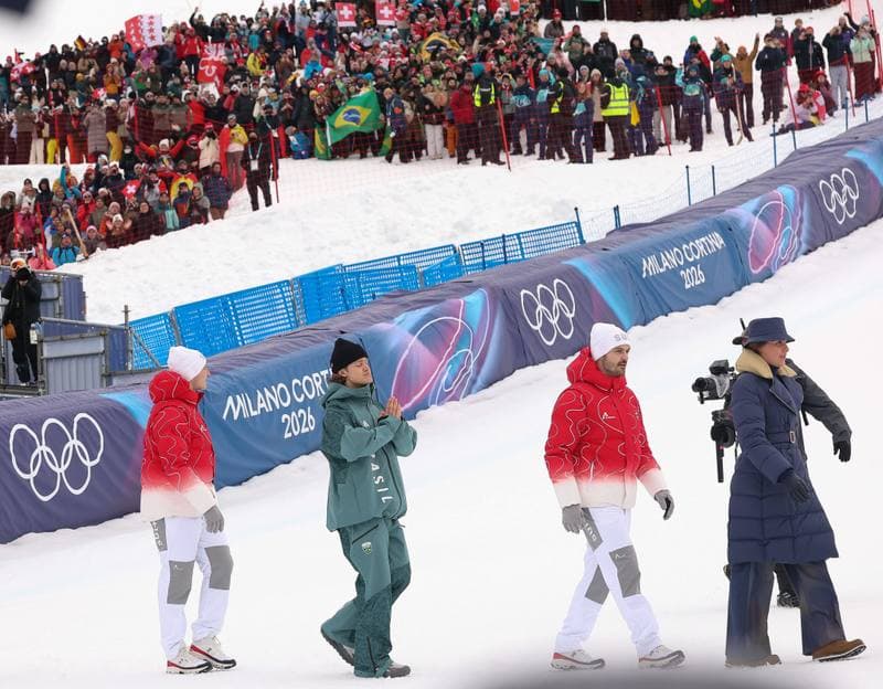 Alpine Skiing. Milano Cortina 2026. Men's Giant Slalom. 12.02.2026