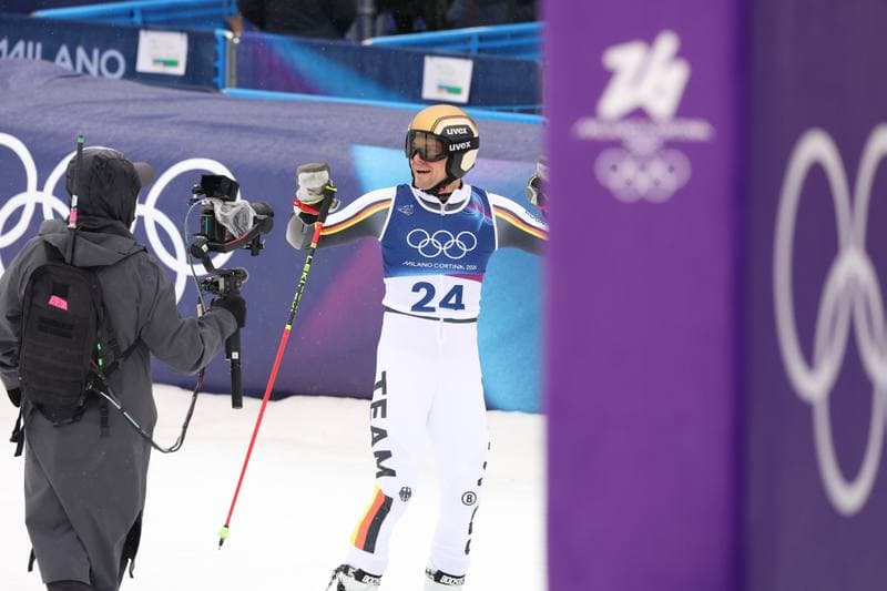 Alpine Skiing. Milano Cortina 2026. Men's Giant Slalom. 12.02.2026