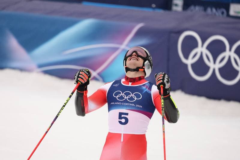 Alpine Skiing. Milano Cortina 2026. Men's Giant Slalom. 12.02.2026