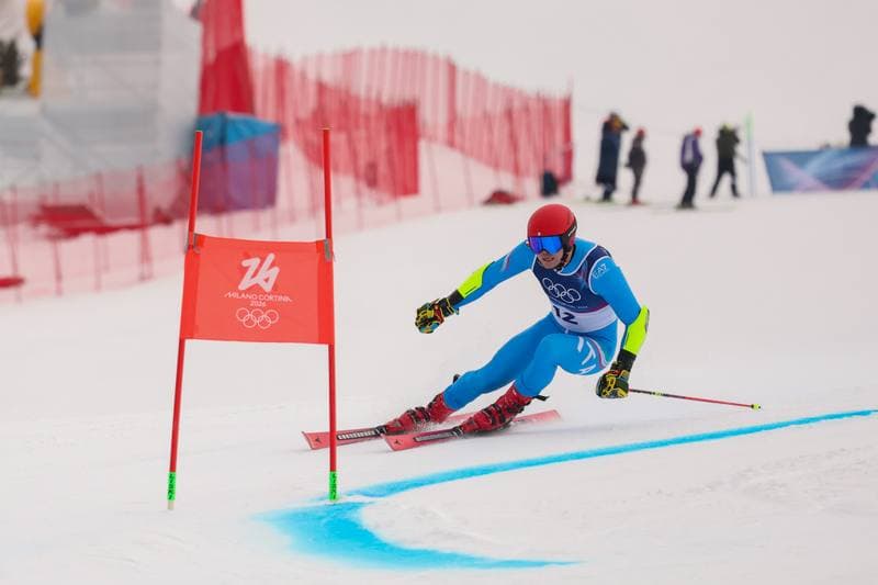 Alpine Skiing. Milano Cortina 2026. Men's Giant Slalom. 12.02.2026