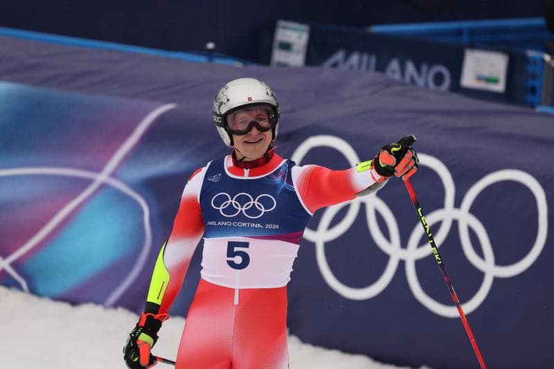 Alpine Skiing. Milano Cortina 2026. Men's Giant Slalom. 12.02.2026