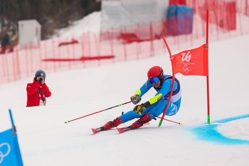 Alpine Skiing. Milano Cortina 2026. Men's Giant Slalom. 12.02.2026
