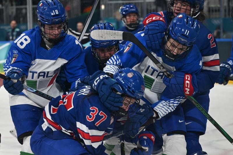 Ice Hockey. Olympic Winter Games Milano-Cortina 2026. USA - Italia. 13.02.2026