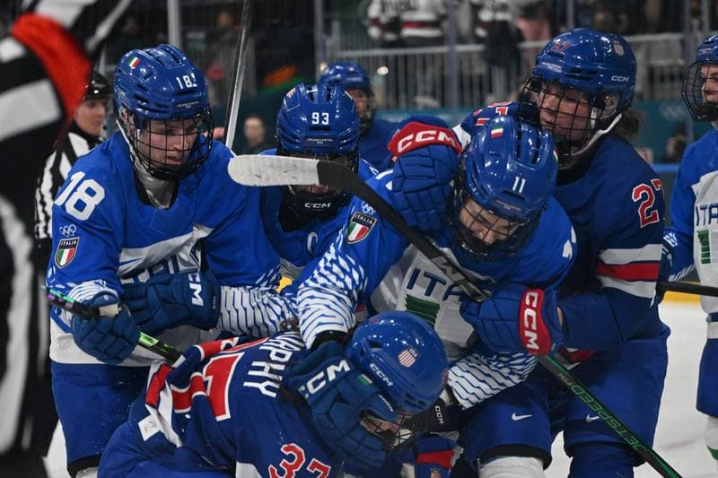 Ice Hockey. Olympic Winter Games Milano-Cortina 2026. USA - Italia. 13.02.2026