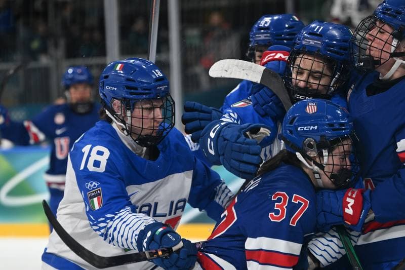 Ice Hockey. Olympic Winter Games Milano-Cortina 2026. USA - Italia. 13.02.2026