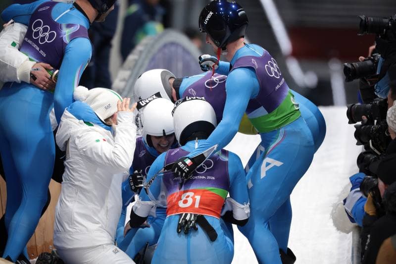 Luge. Olympic Winter Games Milano-Cortina 2026. Team Relay. 12.02.2026