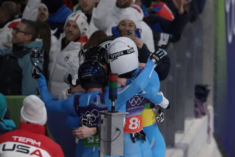 Luge. Olympic Winter Games Milano-Cortina 2026. Team Relay. 12.02.2026