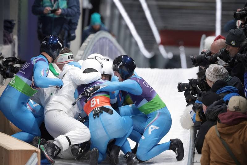 Luge. Olympic Winter Games Milano-Cortina 2026. Team Relay. 12.02.2026