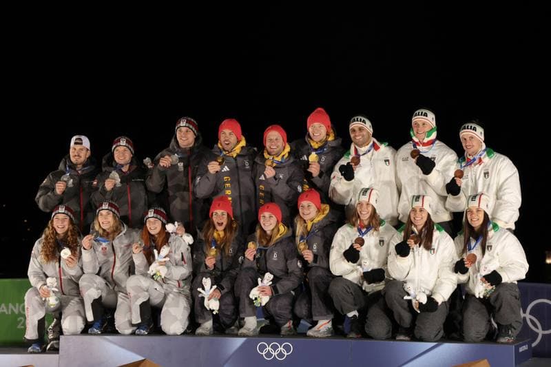 Luge. Olympic Winter Games Milano-Cortina 2026. Team Relay. 12.02.2026