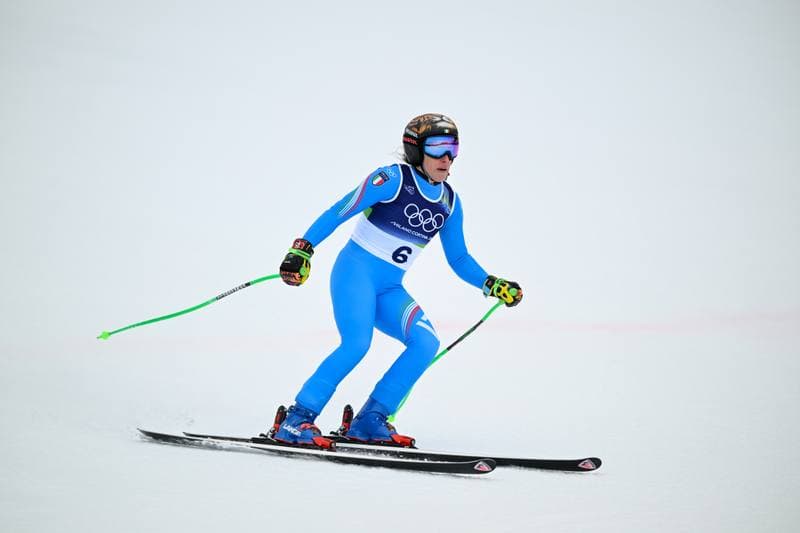 Alpine Skiing. Olympic Winter Games Milano-Cortina 2026. Women's Super-G. 12.02.2026