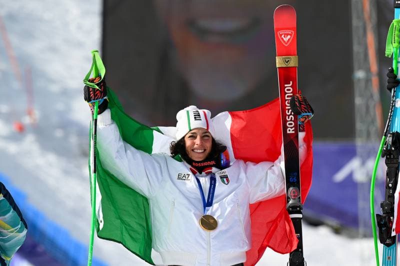 Alpine Skiing. Olympic Winter Games Milano-Cortina 2026. Women's Super-G. 12.02.2026