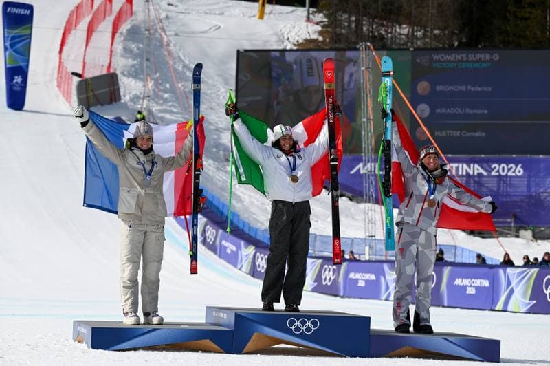 Alpine Skiing. Olympic Winter Games Milano-Cortina 2026. Women's Super-G. 12.02.2026