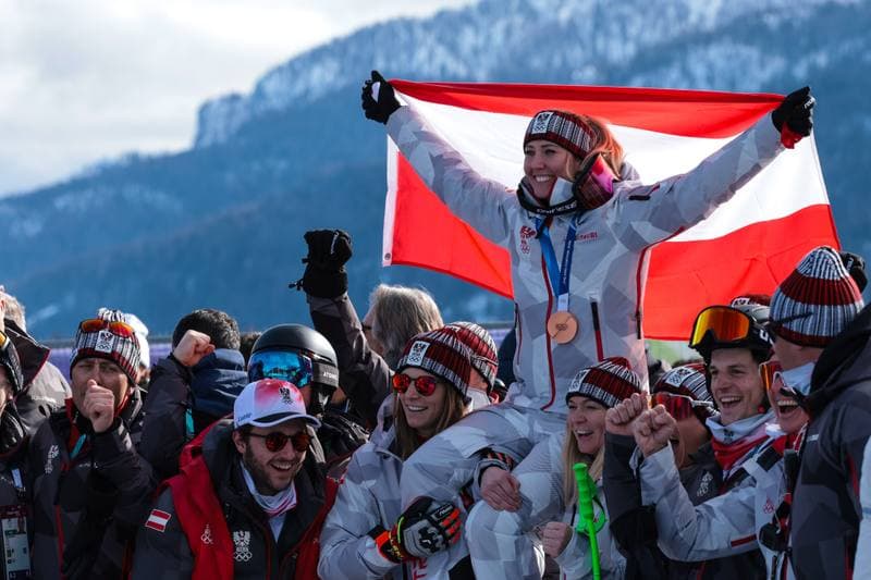 Alpine Skiing. Olympic Winter Games Milano-Cortina 2026. Women's Super-G. 12.02.2026