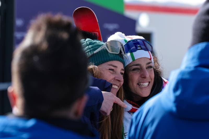Alpine Skiing. Olympic Winter Games Milano-Cortina 2026. Women's Super-G. 12.02.2026