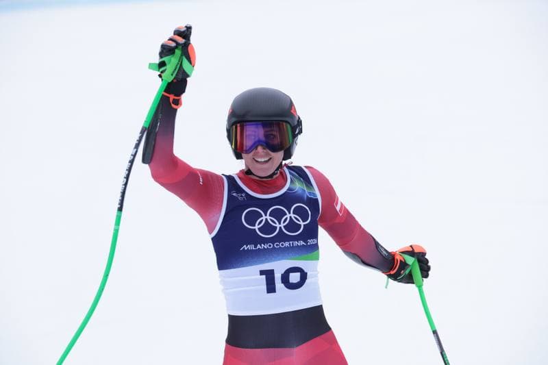 Alpine Skiing. Olympic Winter Games Milano-Cortina 2026. Women's Super-G. 12.02.2026