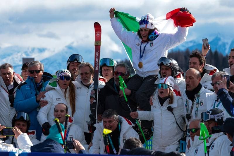 Alpine Skiing. Olympic Winter Games Milano-Cortina 2026. Women's Super-G. 12.02.2026