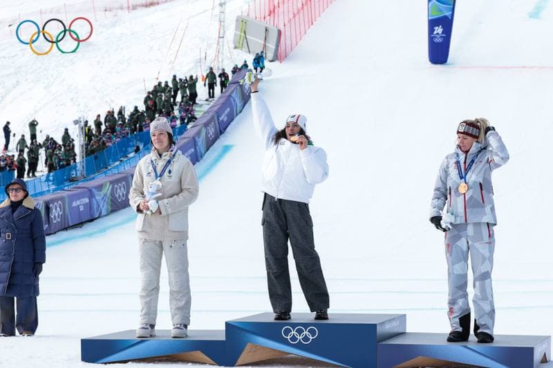 Alpine Skiing. Olympic Winter Games Milano-Cortina 2026. Women's Super-G. 12.02.2026