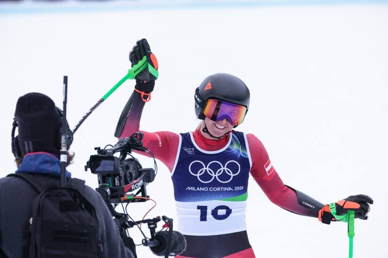 Alpine Skiing. Olympic Winter Games Milano-Cortina 2026. Women's Super-G. 12.02.2026