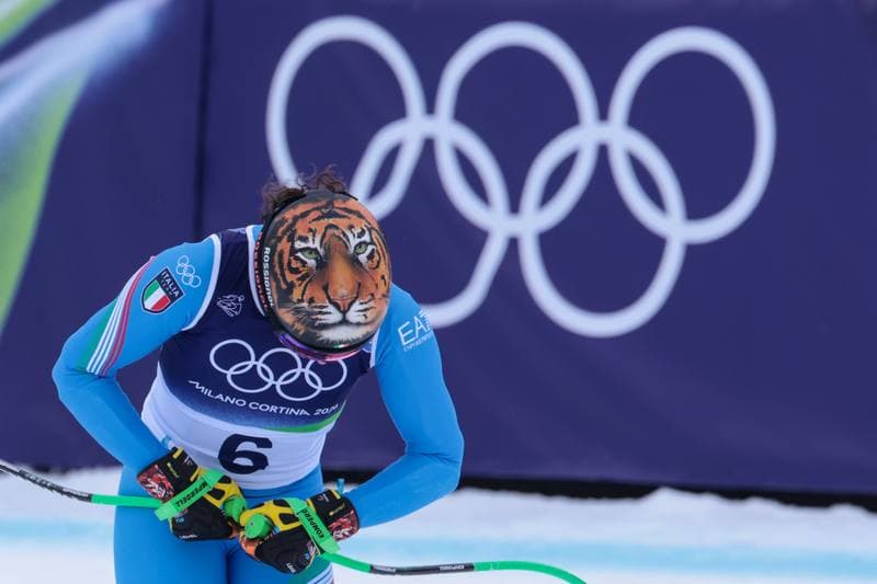 Alpine Skiing. Olympic Winter Games Milano-Cortina 2026. Women's Super-G. 12.02.2026