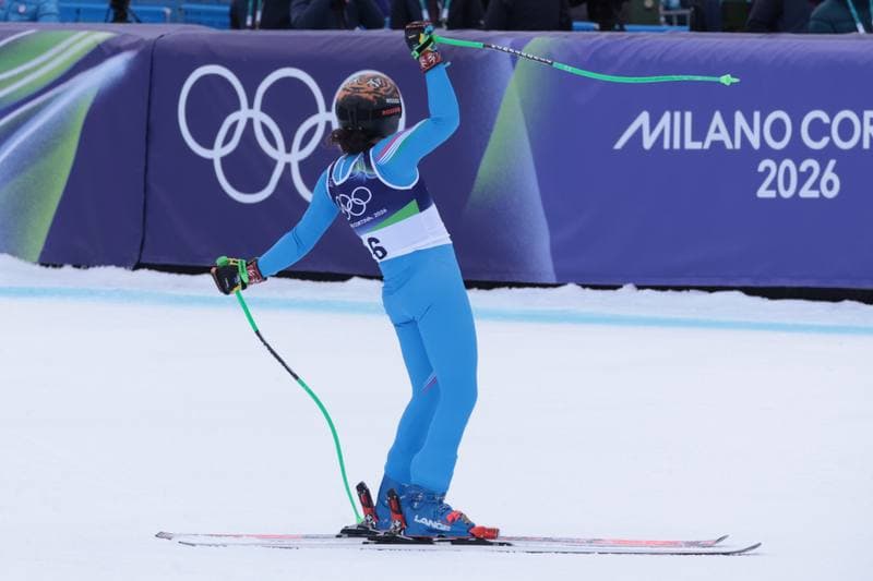 Alpine Skiing. Olympic Winter Games Milano-Cortina 2026. Women's Super-G. 12.02.2026