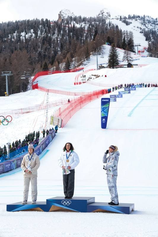 Alpine Skiing. Olympic Winter Games Milano-Cortina 2026. Women's Super-G. 12.02.2026