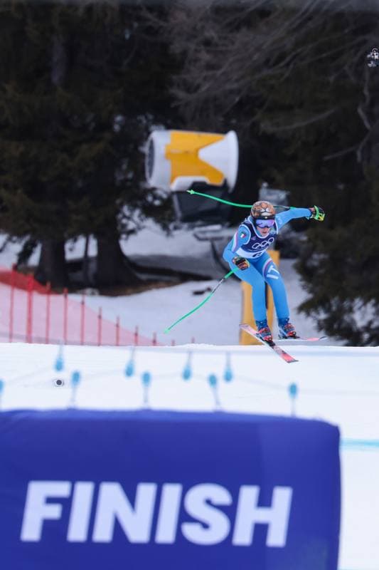 Alpine Skiing. Olympic Winter Games Milano-Cortina 2026. Women's Super-G. 12.02.2026