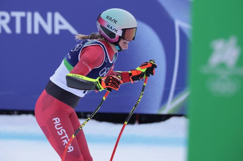 Alpine Skiing. Olympic Winter Games Milano-Cortina 2026. Women's Super-G. 12.02.2026