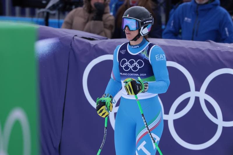 Alpine Skiing. Olympic Winter Games Milano-Cortina 2026. Women's Super-G. 12.02.2026